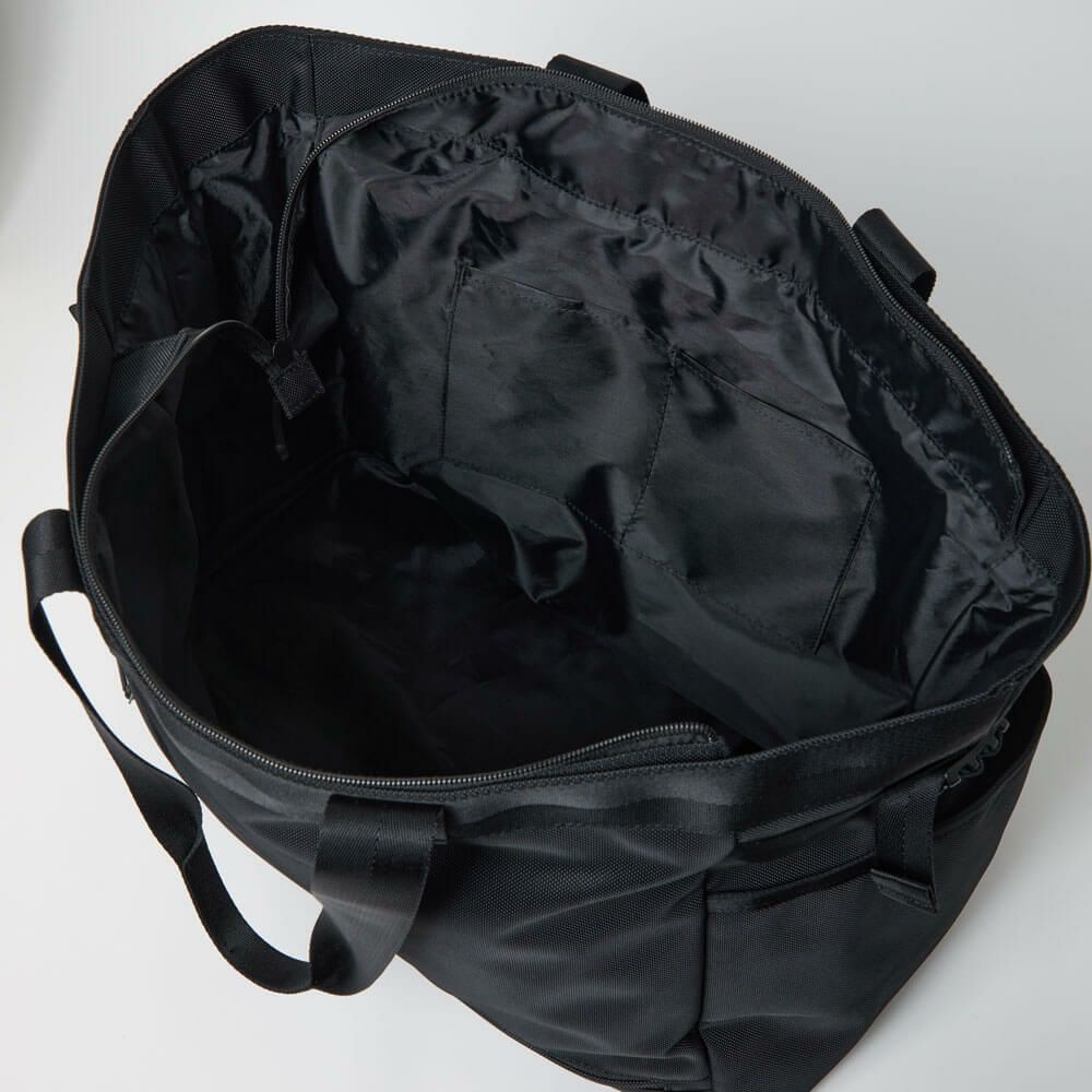 マンシングウェア Munsingwear　メンズ ジャガード ロゴ ボストンバッグ MG5FTT01M BK00 ブラック　2025年モデル ブラック 詳細3