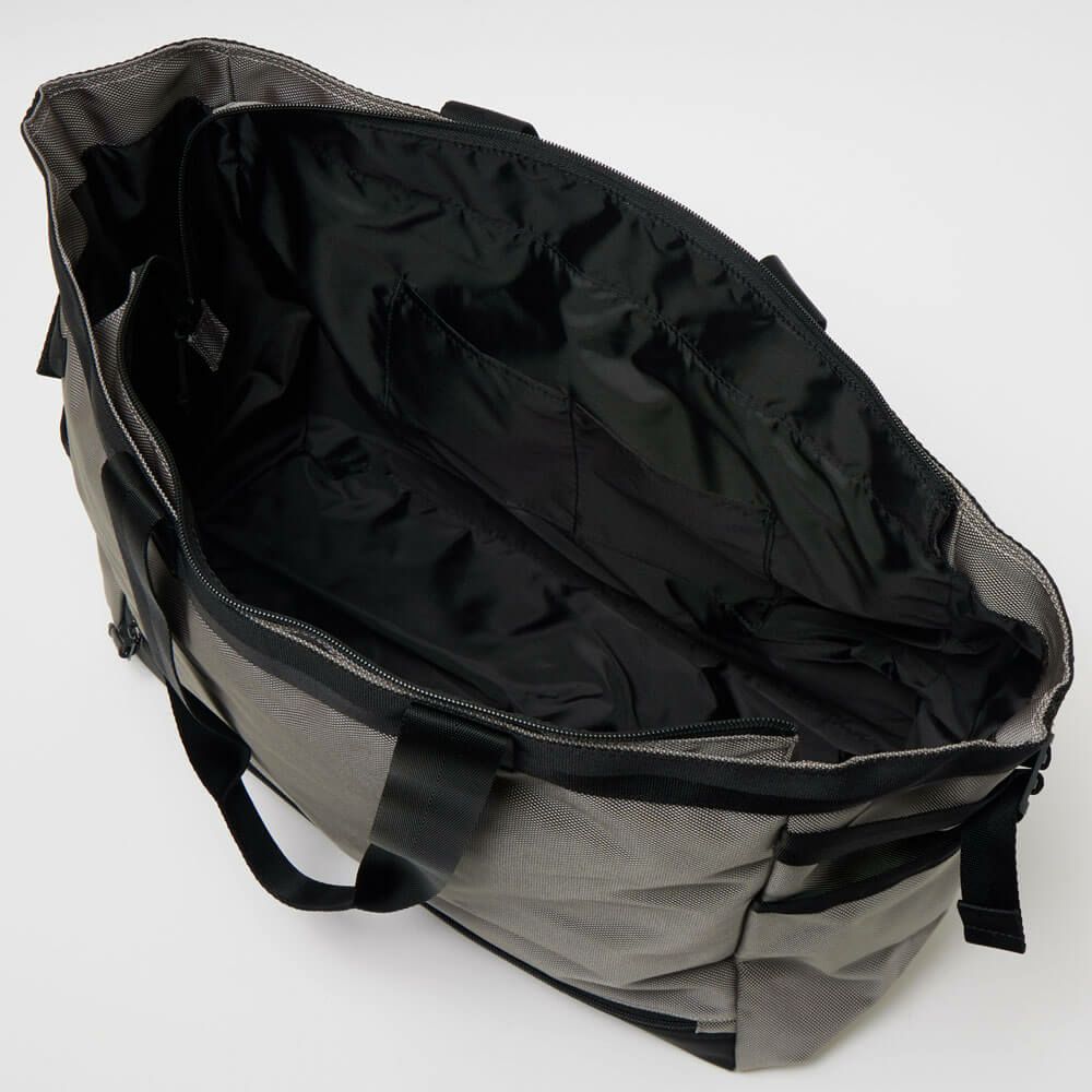 マンシングウェア Munsingwear　メンズ ジャガード ロゴ ボストンバッグ MG5FTT01M GY00 グレー　2025年モデル グレー 詳細7