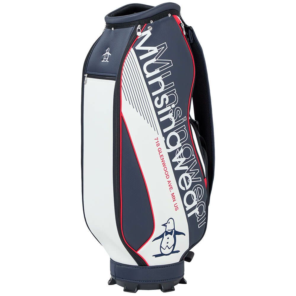 マンシングウェア Munsingwear　メンズ 軽量モデル キャディバッグ MG5FCB03M NV00 ネイビー　2025年モデル ネイビー 詳細2