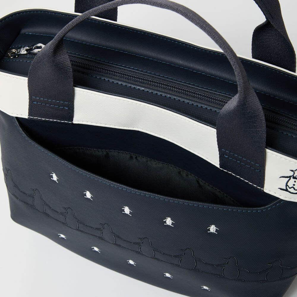 マンシングウェア Munsingwear　レディース ペンギン刺繍 カートバッグ MG5FTT42L NV00 ネイビー　2025年モデル ネイビー 詳細9
