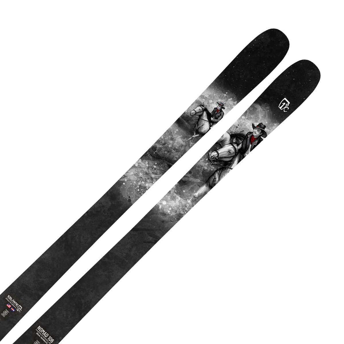 アイスランティック ICELANTIC　NOMAD 106 ノマド106　スキー板 単品 2025-2026 詳細3