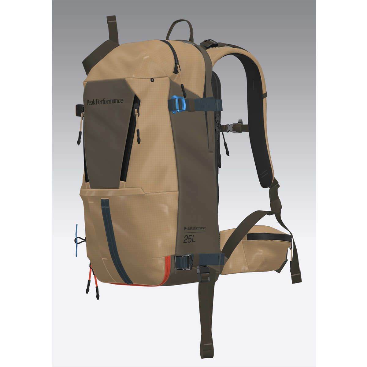 ピークパフォーマンス PEAK PERFORMANCE　バックパック バーティカルスキーバックパック25L Vertical Ski Backpack 25L G80434-020 2025-2026 詳細2