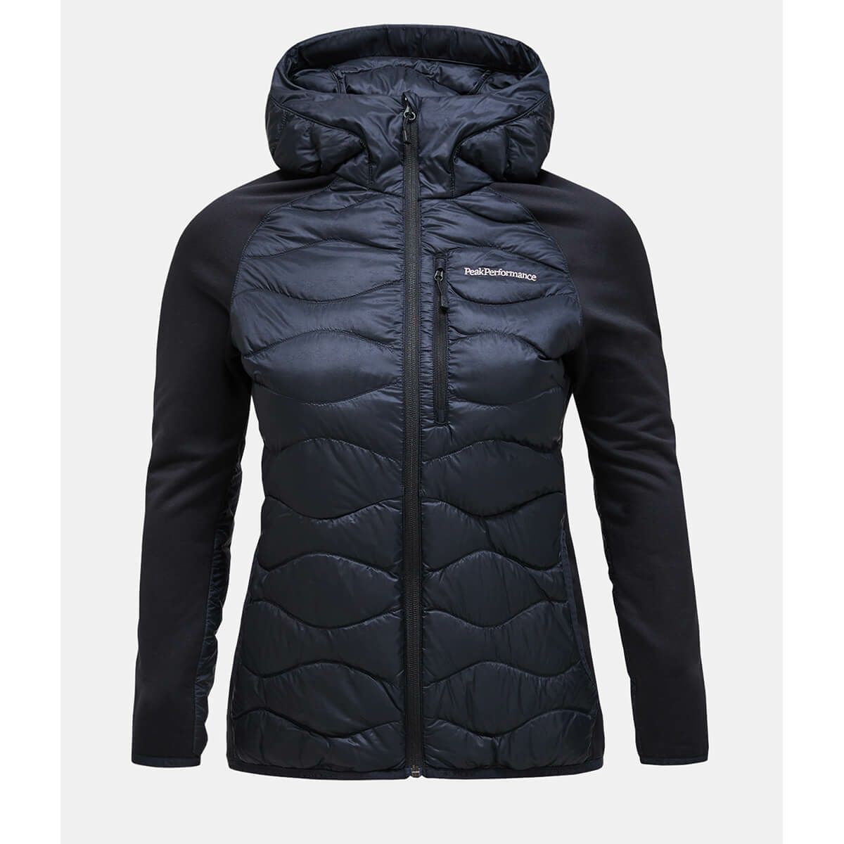 ピークパフォーマンス PEAK PERFORMANCE　スキーウェア インナー ウーマンズヘリウムダウンハイブリットフーディー W Helium Down Hybrid Hood G79840 2025-2026 詳細2