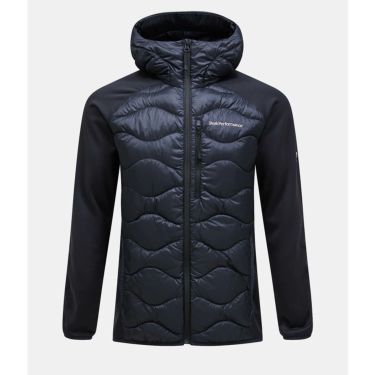 ピークパフォーマンス PEAK PERFORMANCE　スキーウェア インナー メンズヘリウムダウンハイブリットフーディー M Helium Down Hybrid Hood G79844 2025-2026 BLACK  詳細2