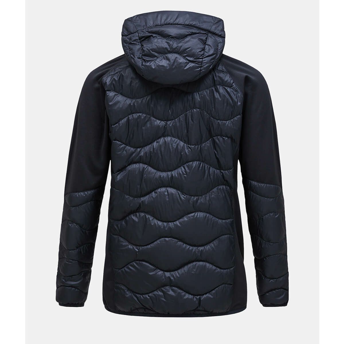 ピークパフォーマンス PEAK PERFORMANCE　スキーウェア インナー メンズヘリウムダウンハイブリットフーディー M Helium Down Hybrid Hood G79844 2025-2026 BLACK  詳細4