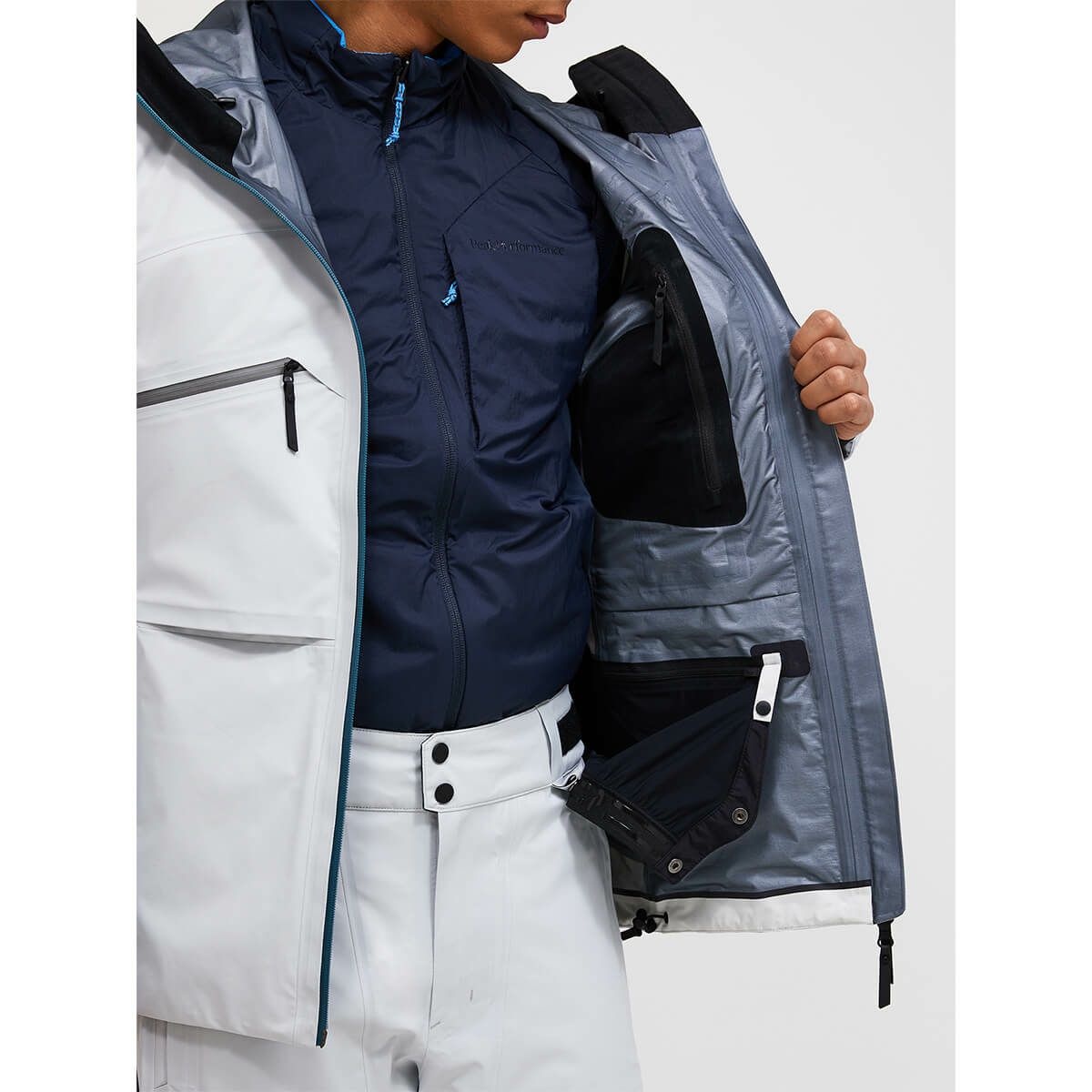 ピークパフォーマンス PEAK PERFORMANCE　スキーウェア ジャケット メンズアルパインゴアテックス3レイヤージャケット M Alpine Gore-Tex 3L Jacket G80502 2025-2026 ANTARCTICA  詳細7