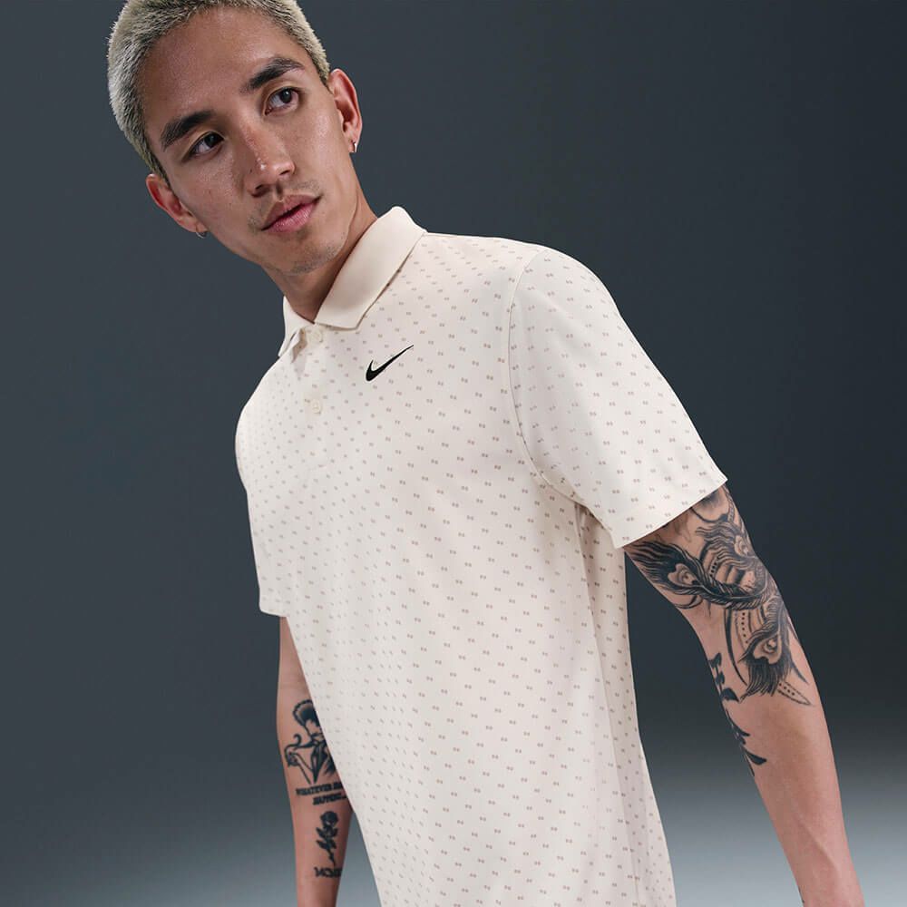 ナイキ NIKE　メンズ VICTORY＋ Dri-FIT ヴィクトリー 半袖 ポロシャツ HM5640 110　2025年モデル ペールアイボリー/ブラック