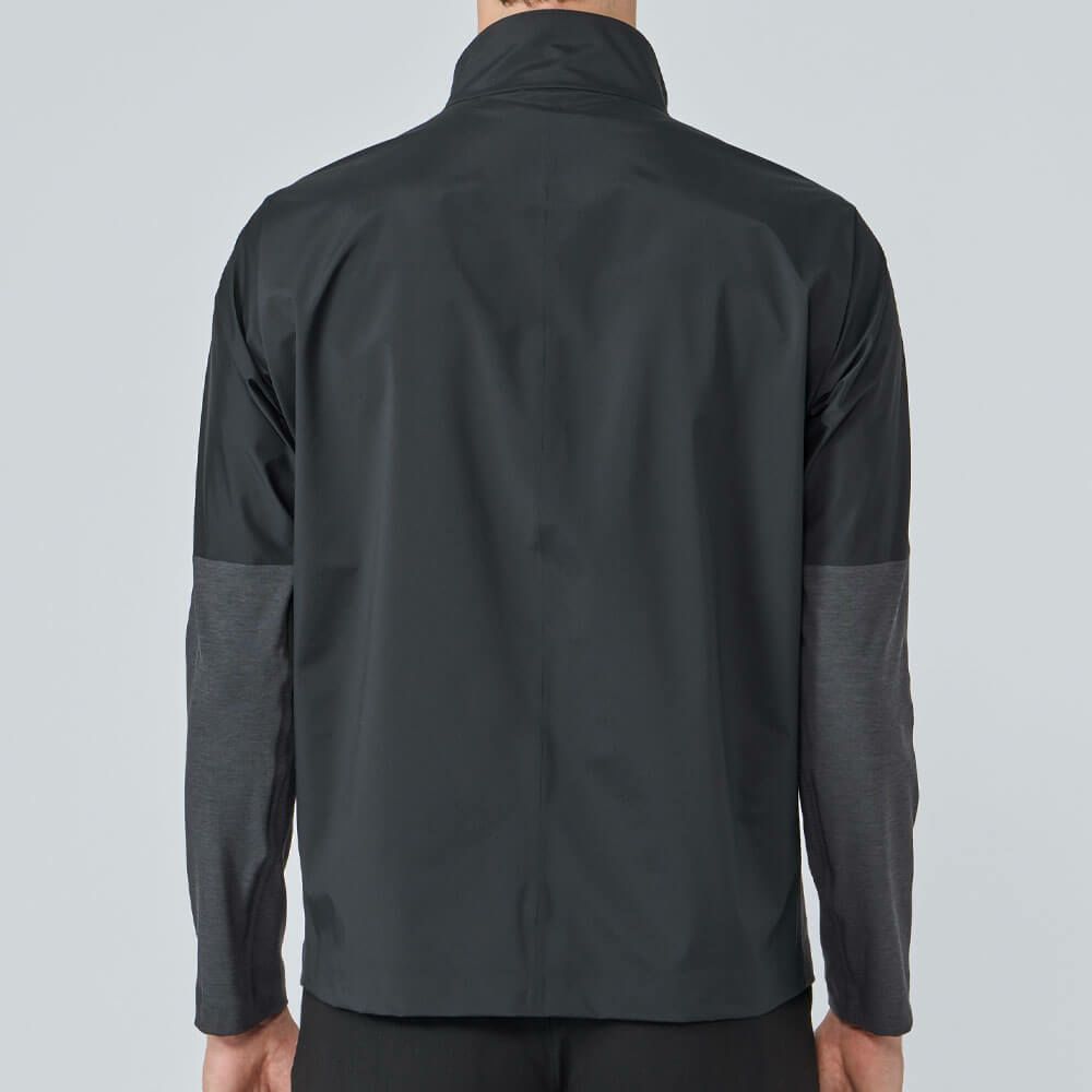 デサントゴルフ DESCENTE GOLF　メンズ 無縫 長袖 フルジップ ジャケット DG5FJK01M　2025年モデル ブラック 詳細2