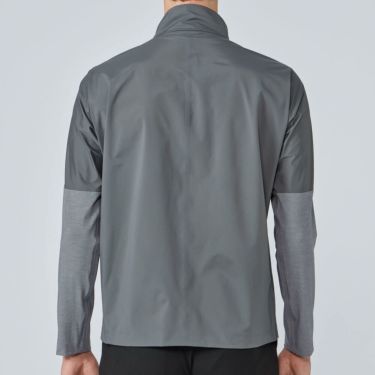 デサントゴルフ DESCENTE GOLF　メンズ 無縫 長袖 フルジップ ジャケット DG5FJK01M　2025年モデル グレー 詳細2