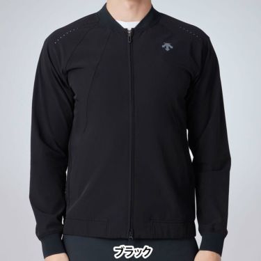 デサントゴルフ DESCENTE GOLF　メンズ 長袖 フルジップ ジャケット DG5SJK00M　2025年モデル ブラック 詳細1