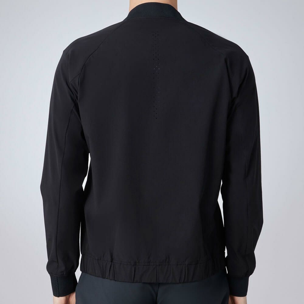 デサントゴルフ DESCENTE GOLF　メンズ 長袖 フルジップ ジャケット DG5SJK00M　2025年モデル ブラック 詳細2