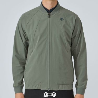 デサントゴルフ DESCENTE GOLF　メンズ 長袖 フルジップ ジャケット DG5SJK00M　2025年モデル カーキ 詳細1