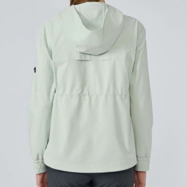 デサントゴルフ DESCENTE GOLF　レディース 長袖 フルジップ フーディー ジャケット DG5FJK01M　2025年モデル グリーン 詳細2