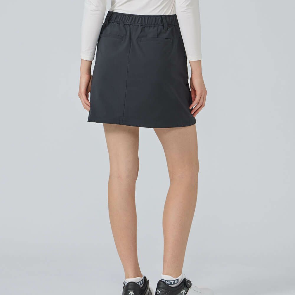 デサントゴルフ DESCENTE GOLF　レディース ラップスカート DG5FSK51L　2025年モデル ブラック 詳細2