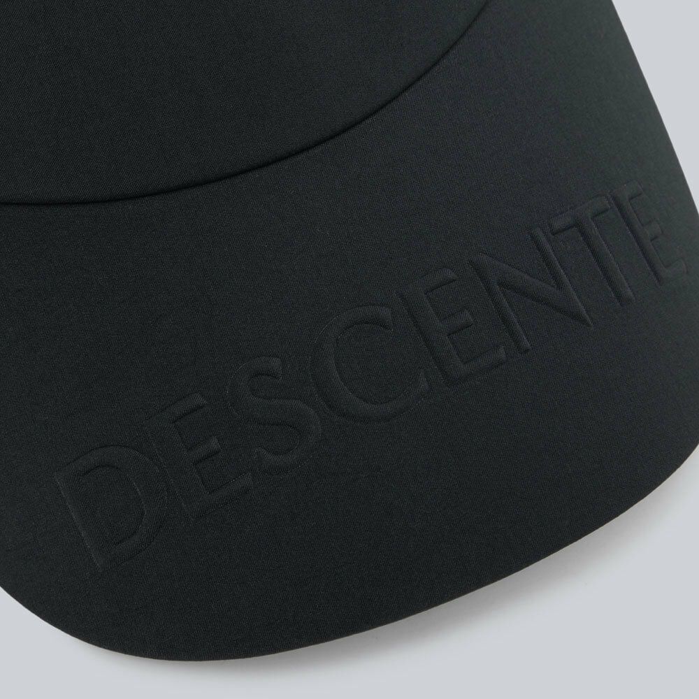 デサントゴルフ DESCENTE GOLF　レディース ロゴエンボス入り 後ゴムアジャスト サンバイザー DG5FCP50L BK00 ブラック　2025年モデル 詳細5