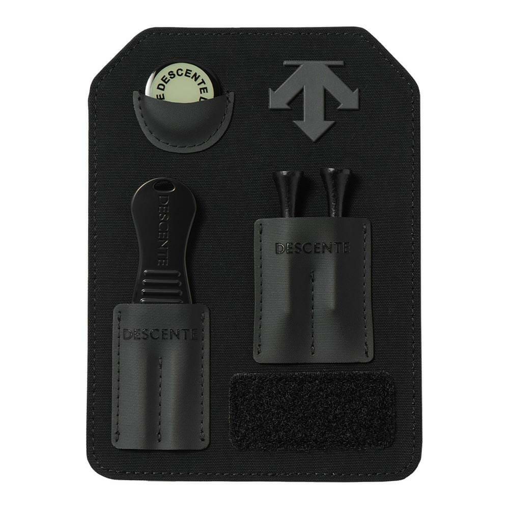 デサントゴルフ DESCENTE GOLF　ポケッタブル アクセサリホルダー DG5FBZ14U BK00 ブラック　2025年モデル