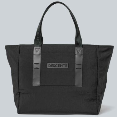 デサントゴルフ DESCENTE GOLF　大容量 ジップ付き トートバッグ 27L DG5FTT30U BK00 ブラック　2025年モデル 詳細1