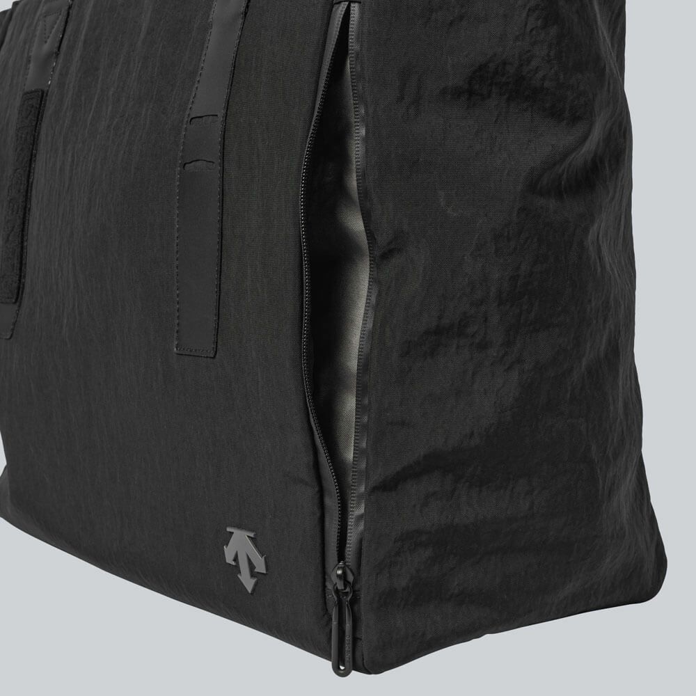 デサントゴルフ DESCENTE GOLF　大容量 ジップ付き トートバッグ 27L DG5FTT30U BK00 ブラック　2025年モデル 詳細5