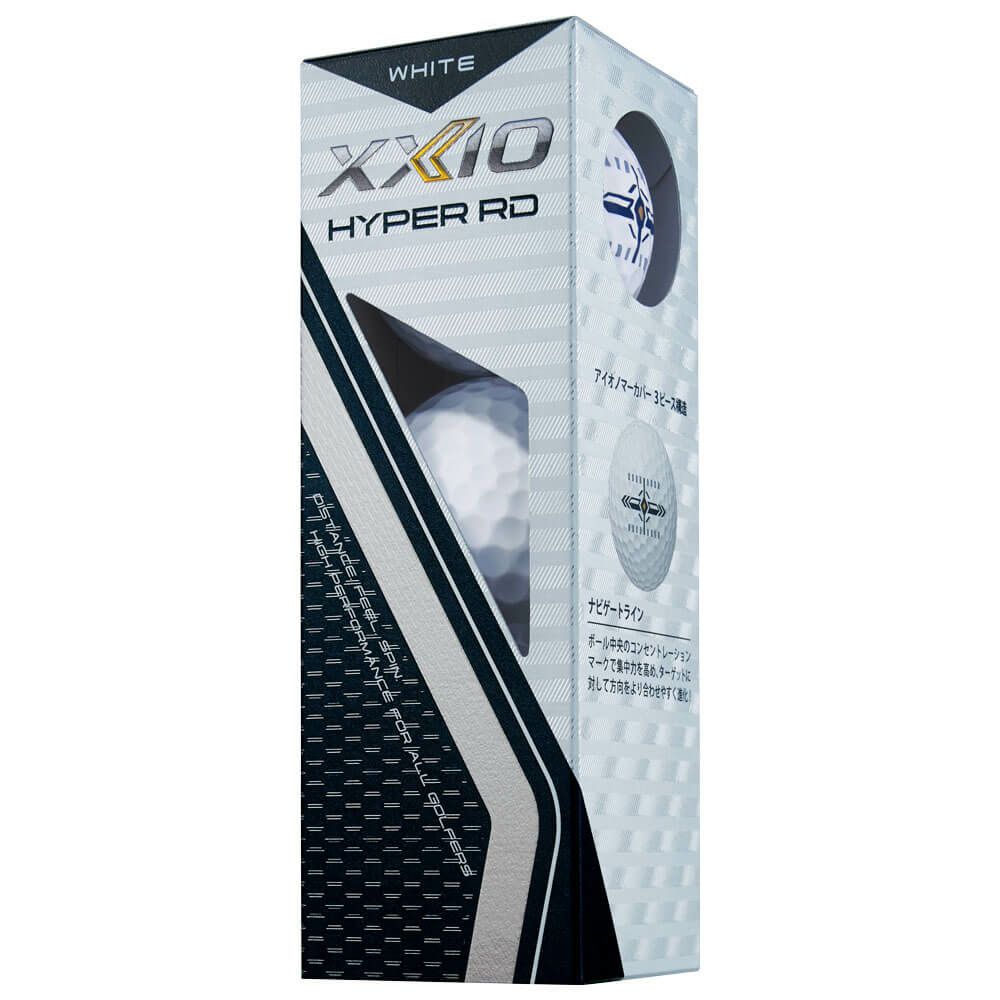 ゼクシオ XXIO　HYPER RD ハイパー アールディー 2026年モデル ゴルフボール　1ダース（12球入り）　ホワイト 詳細2