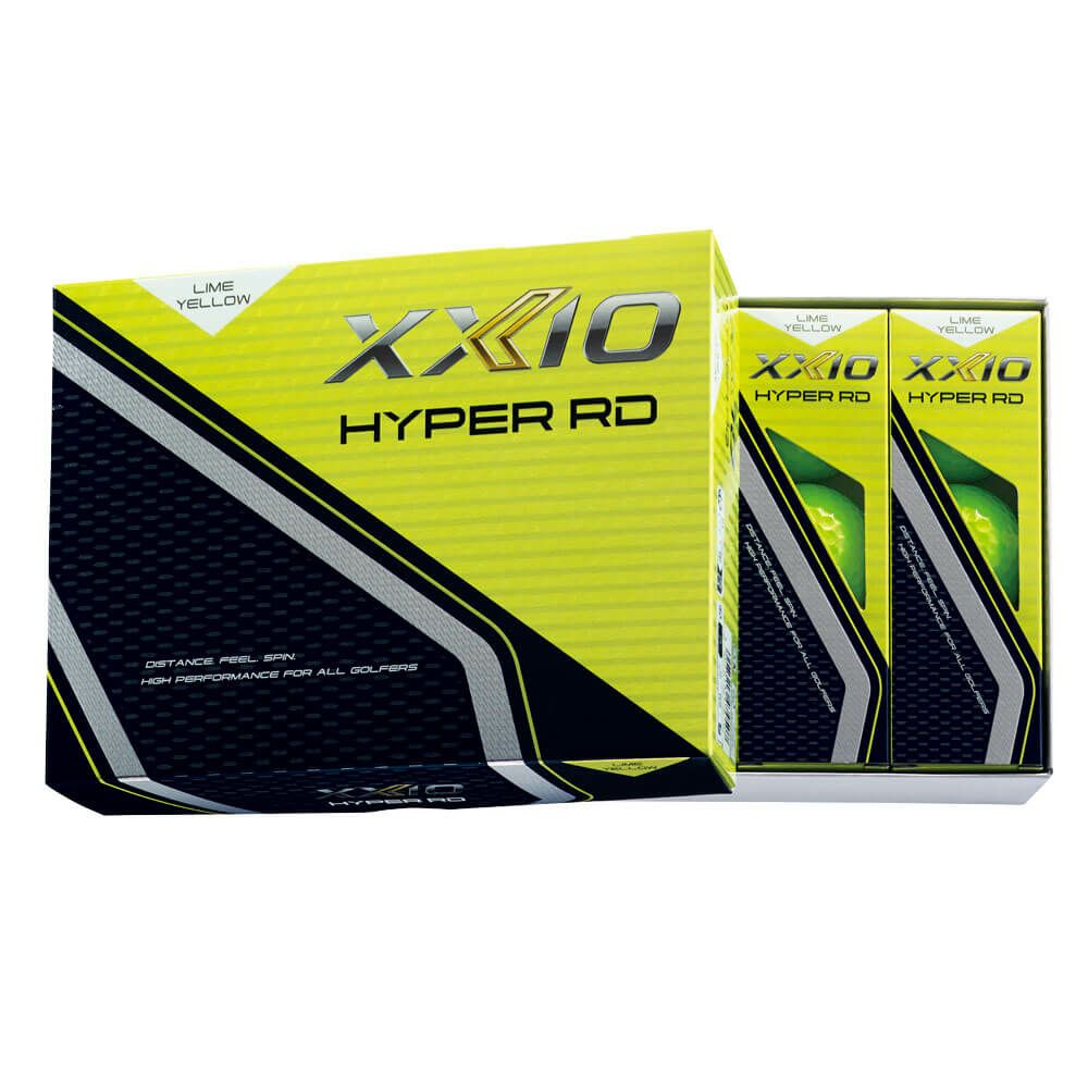 ゼクシオ XXIO　HYPER RD ハイパー アールディー 2026年モデル ゴルフボール　1ダース（12球入り）　ライムイエロー 詳細1