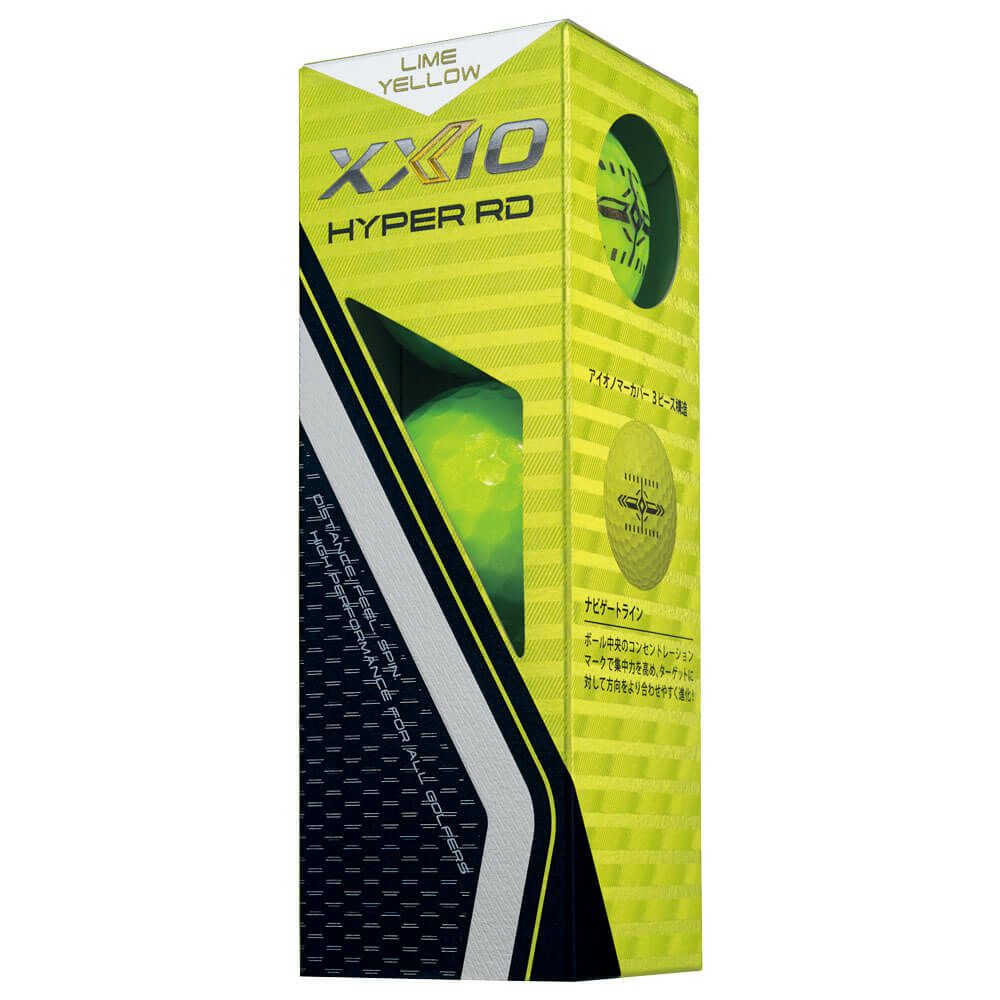 ゼクシオ XXIO　HYPER RD ハイパー アールディー 2026年モデル ゴルフボール　1ダース（12球入り）　ライムイエロー 詳細2
