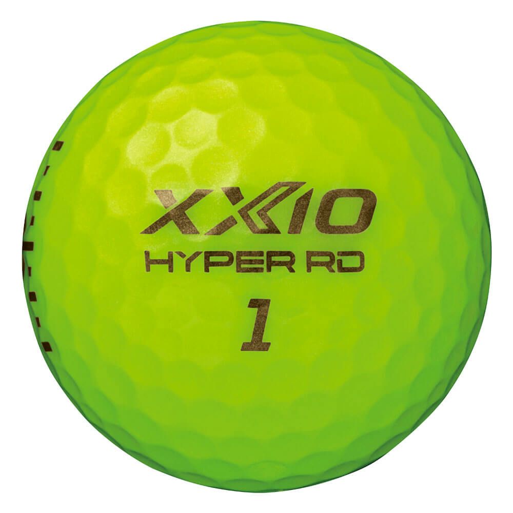 ゼクシオ XXIO　HYPER RD ハイパー アールディー 2026年モデル ゴルフボール　1ダース（12球入り）　ライムイエロー 詳細3