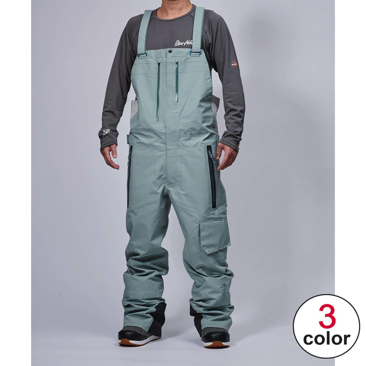 アールイーダブリュー rew　スノーボードウェア リアリティ ビブパンツ r REALITY BIB PANTS 24 GORE-TEX 3L RRP24 2025-2026