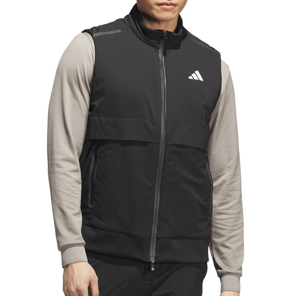 アディダス adidas　メンズ アルティメット365 ツアー フロストガード フルジップ ベスト JUT81　2025年モデル ブラック 詳細2