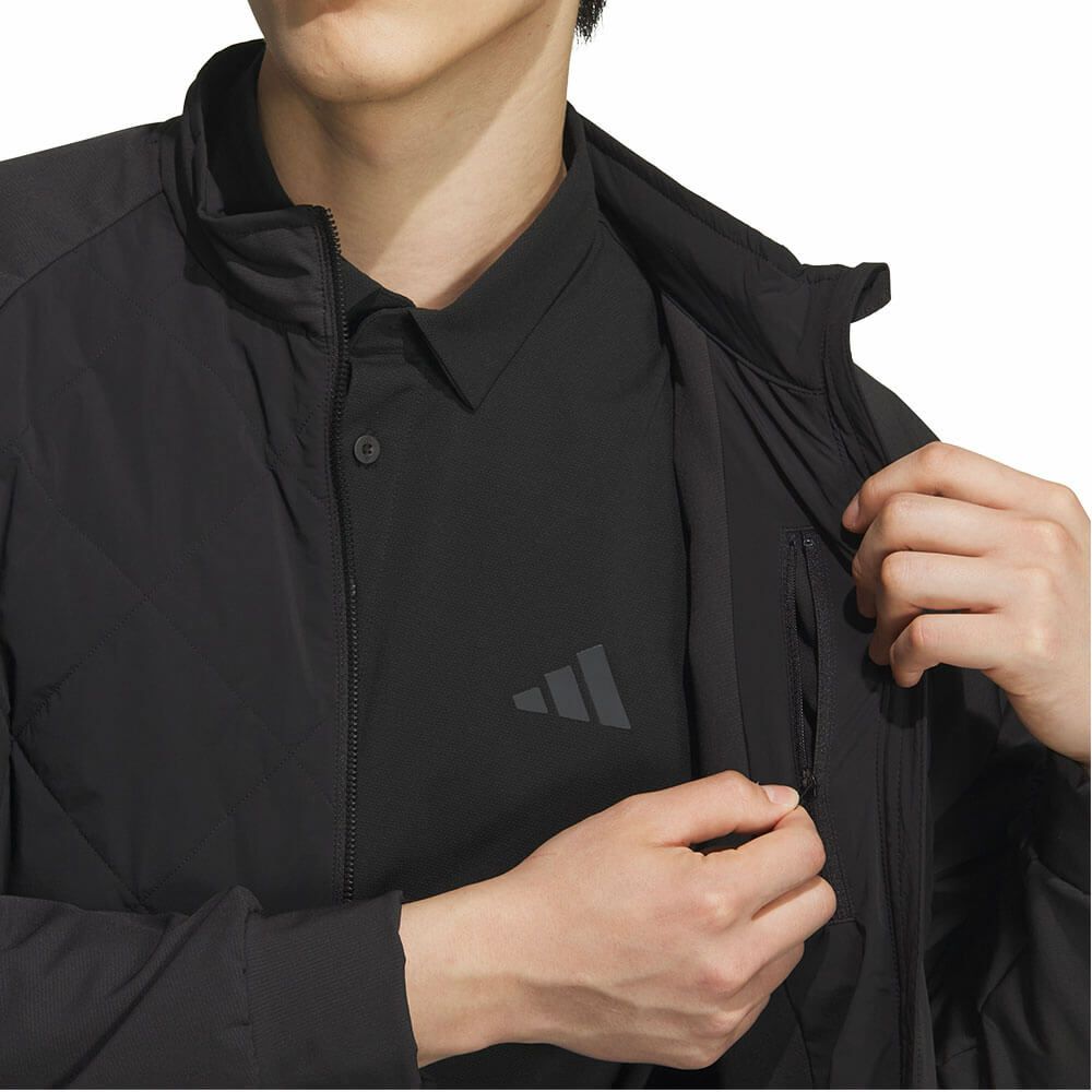アディダス adidas　メンズ COLD.RDY キルトコンビネーション 長袖 フルジップ ジャケット JVU97　2025年モデル 詳細9