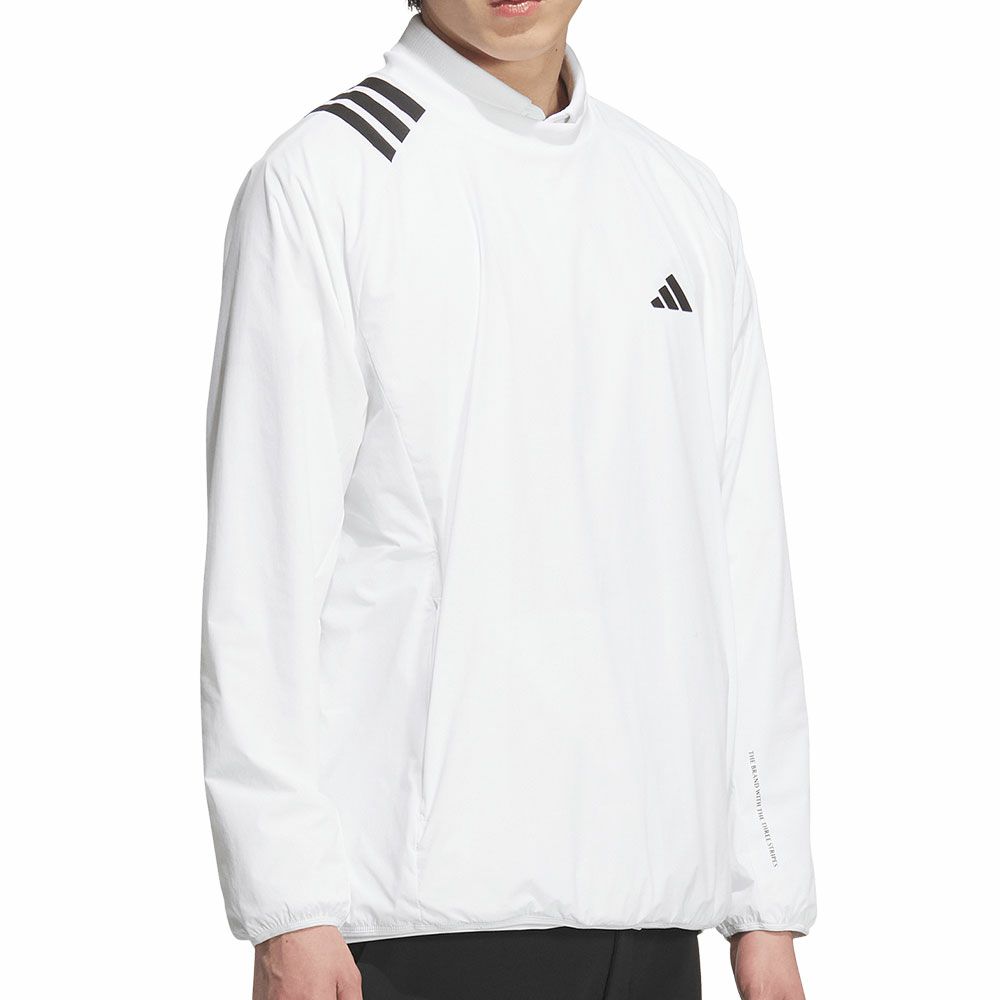 アディダス adidas　メンズ 撥水 スリーストライプス 長袖 プルオーバーウィンド JVU99　2025年モデル 詳細9