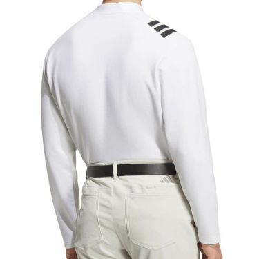 アディダス adidas　メンズ スリーストライプス 長袖 モックネック シャツ JVV04　2025年モデル 詳細3