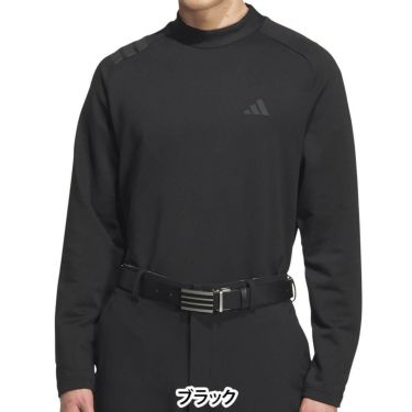アディダス adidas　メンズ スリーストライプス 長袖 モックネック シャツ JVV04　2025年モデル 詳細7