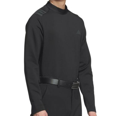 アディダス adidas　メンズ スリーストライプス 長袖 モックネック シャツ JVV04　2025年モデル 詳細9