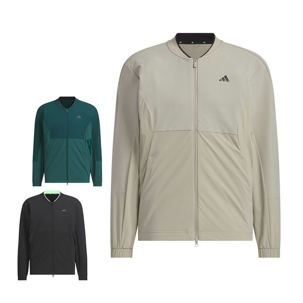 アディダス adidas　メンズ アディゼロ ファブリックミックス 長袖 フルジップ ジャケット JWJ82　2025年モデル