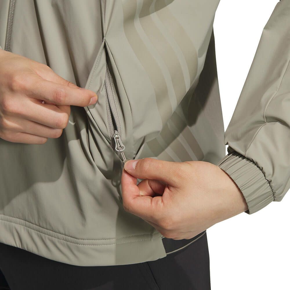 アディダス adidas　メンズ アディゼロ ファブリックミックス 長袖 フルジップ ジャケット JWJ82　2025年モデル 詳細5