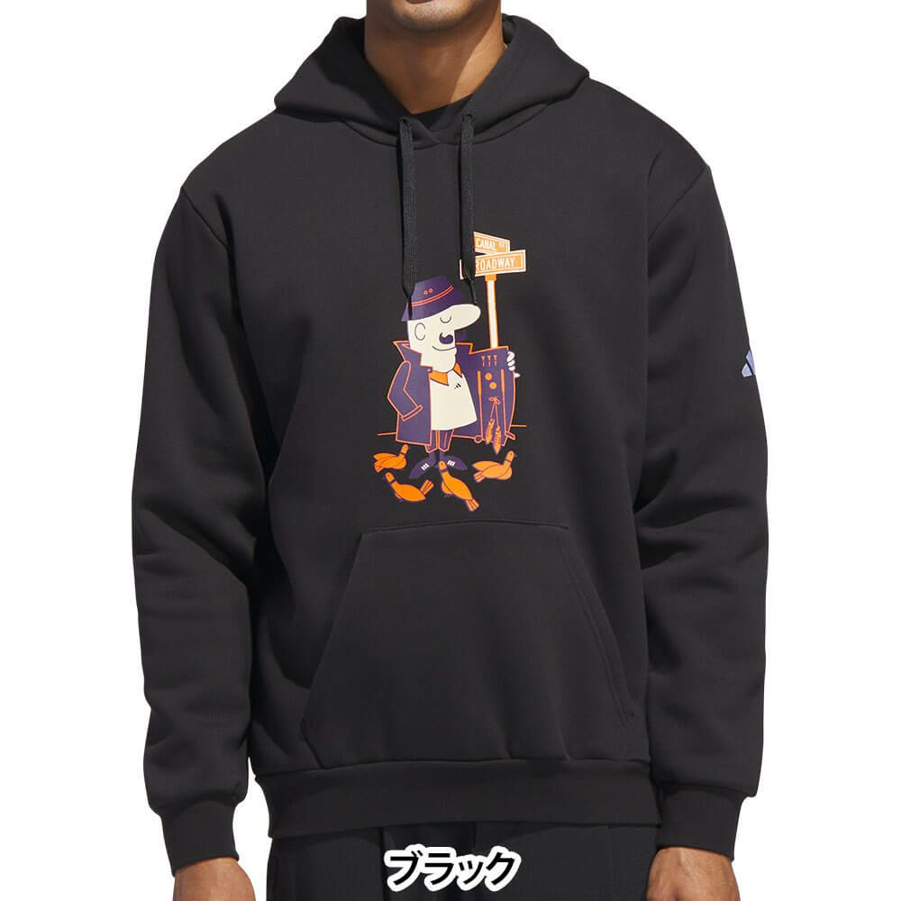 アディダス adidas　メンズ ビヨンド ザ コース CHIP NYC 長袖 フーディー KKR00　2025年モデル 詳細2