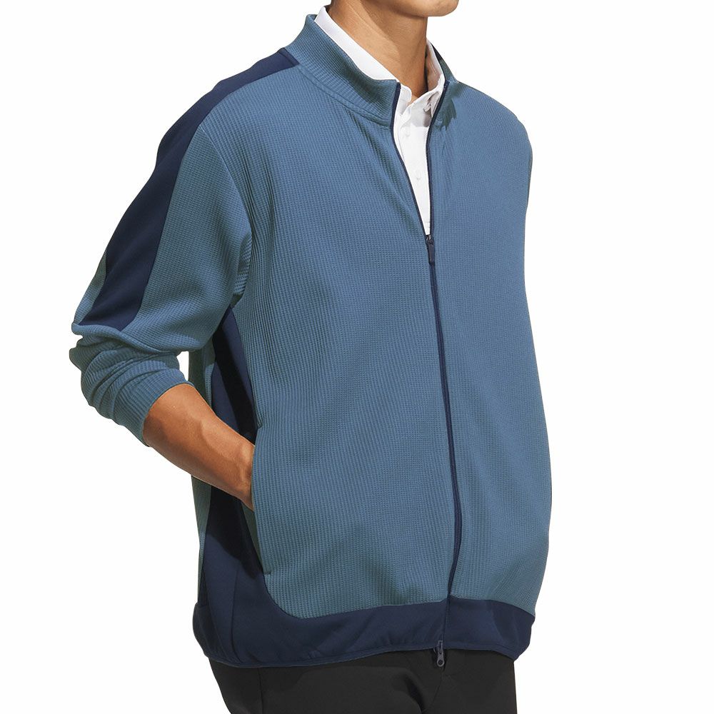 アディダス adidas　メンズ ファブリックミックス 長袖 フルジップ ジャケット TM204　2025年モデル 詳細12
