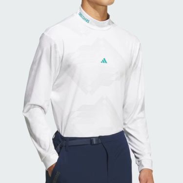 アディダス adidas　メンズ コードカオス 長袖 モックネック シャツ UV660　2025年モデル 詳細4