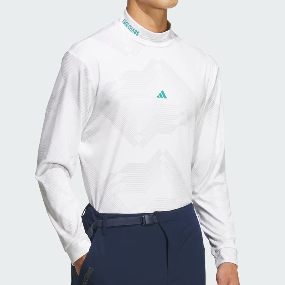 アディダス adidas　メンズ コードカオス 長袖 モックネック シャツ UV660　2025年モデル 詳細4