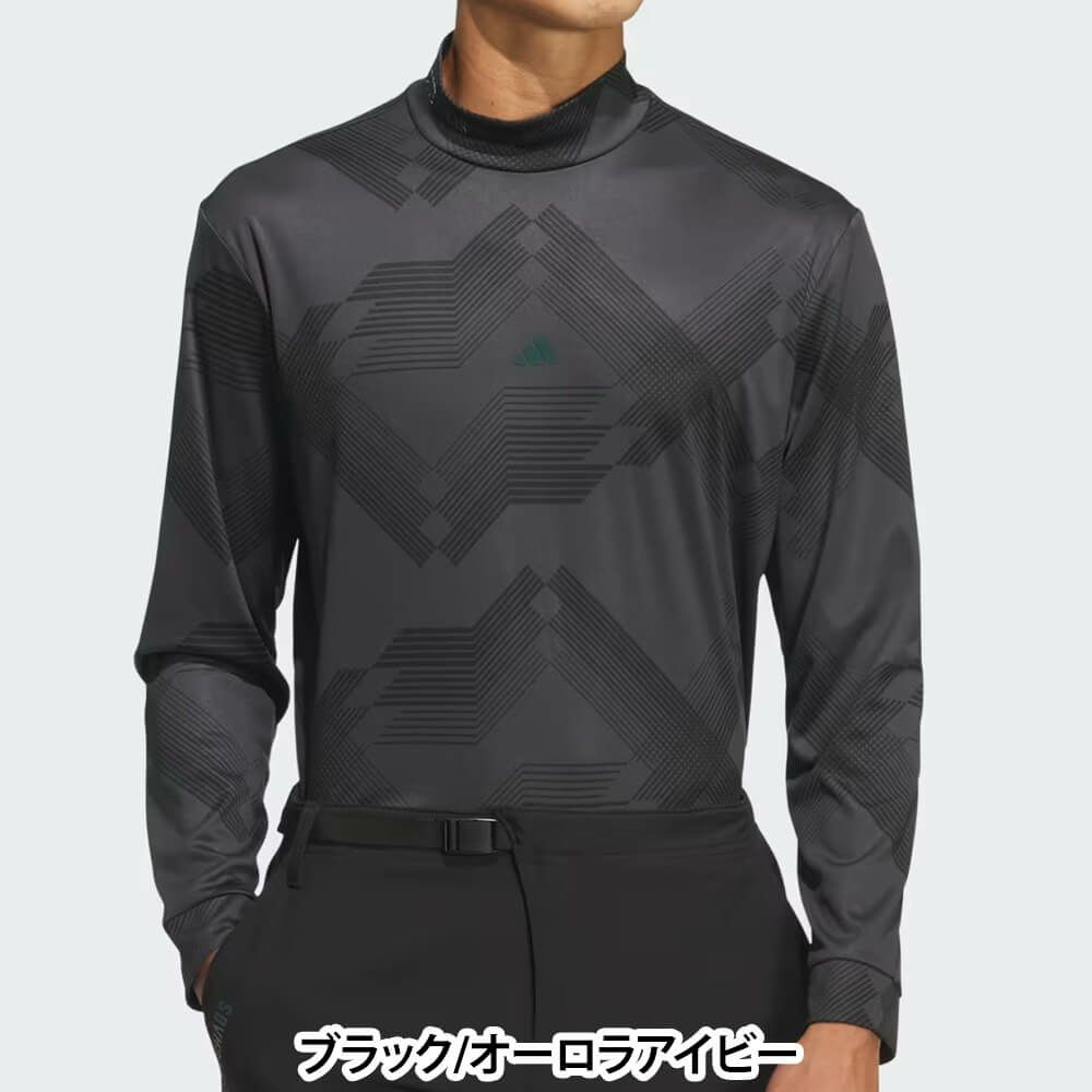 アディダス adidas　メンズ コードカオス 長袖 モックネック シャツ UV660　2025年モデル 詳細5