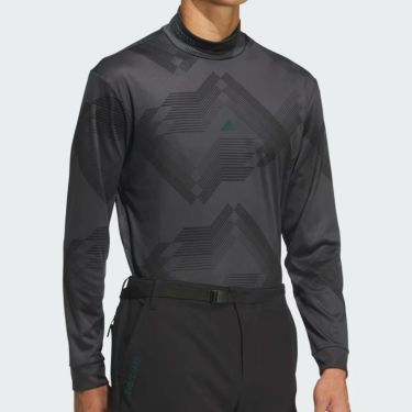 アディダス adidas　メンズ コードカオス 長袖 モックネック シャツ UV660　2025年モデル 詳細7