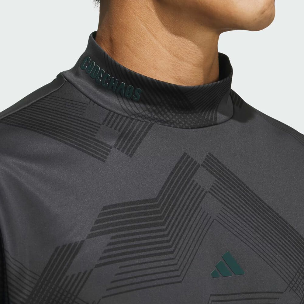 アディダス adidas　メンズ コードカオス 長袖 モックネック シャツ UV660　2025年モデル 詳細8