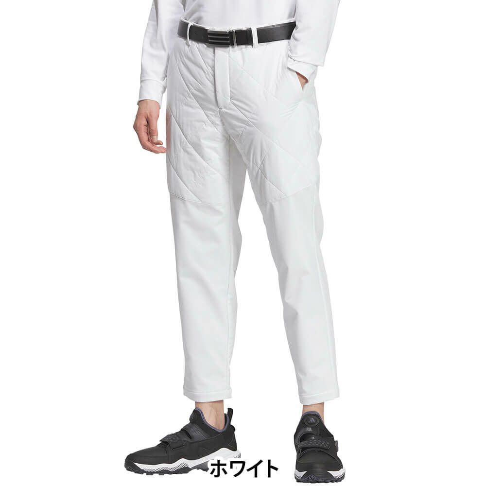 アディダス adidas　メンズ 撥水 キルトコンビネーション ジョガーパンツ JVU89　2025年モデル 詳細2