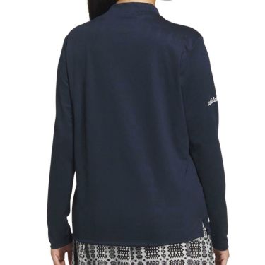 アディダス adidas　レディース ジャカード 長袖 モックネック シャツ JWJ97　2025年モデル 詳細3