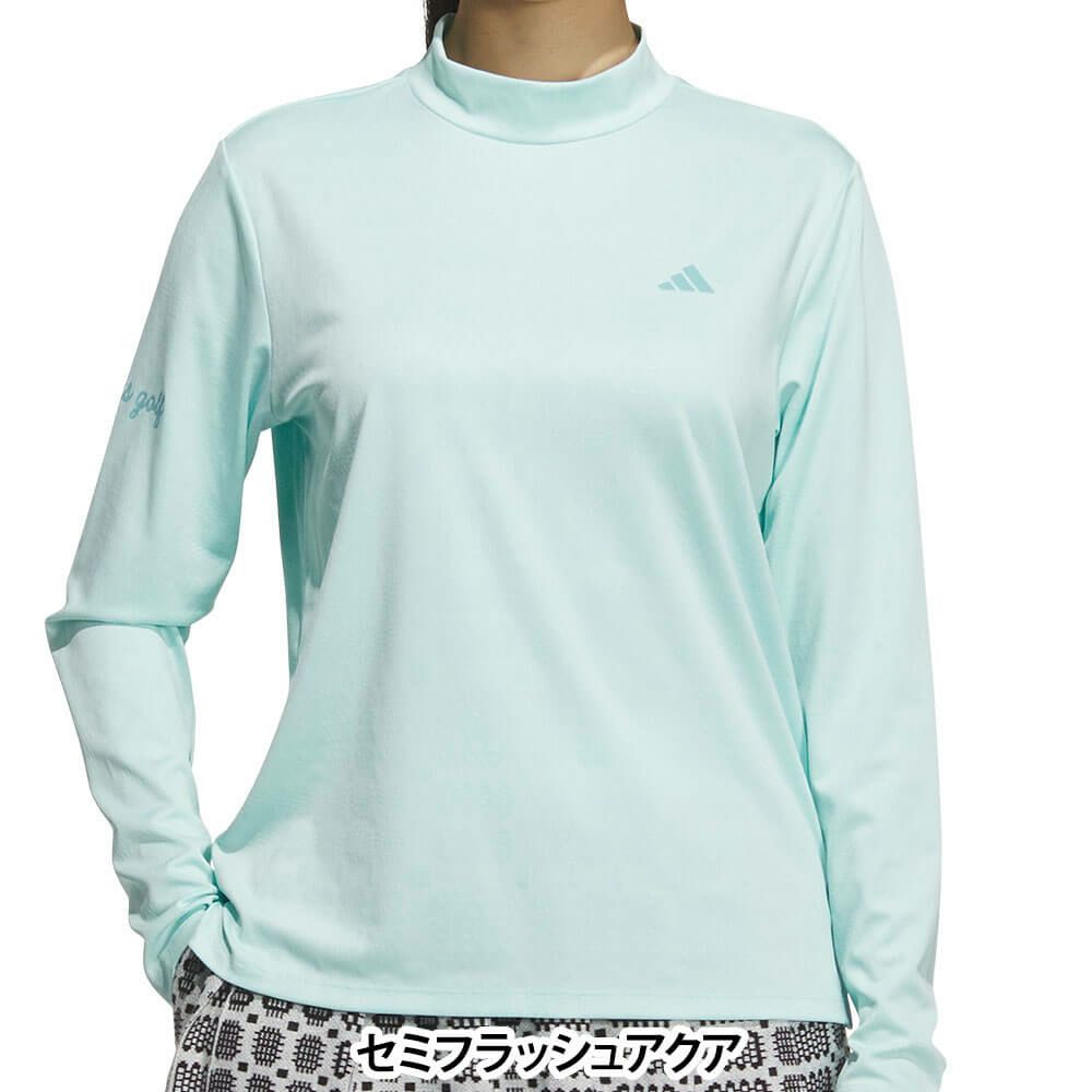 アディダス adidas　レディース ジャカード 長袖 モックネック シャツ JWJ97　2025年モデル 詳細11
