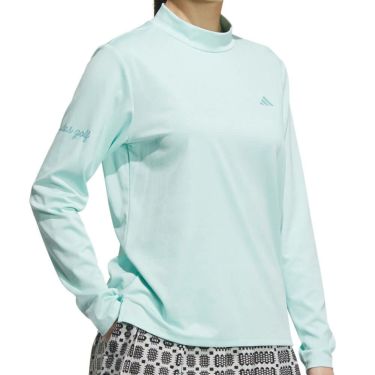 アディダス adidas　レディース ジャカード 長袖 モックネック シャツ JWJ97　2025年モデル 詳細13