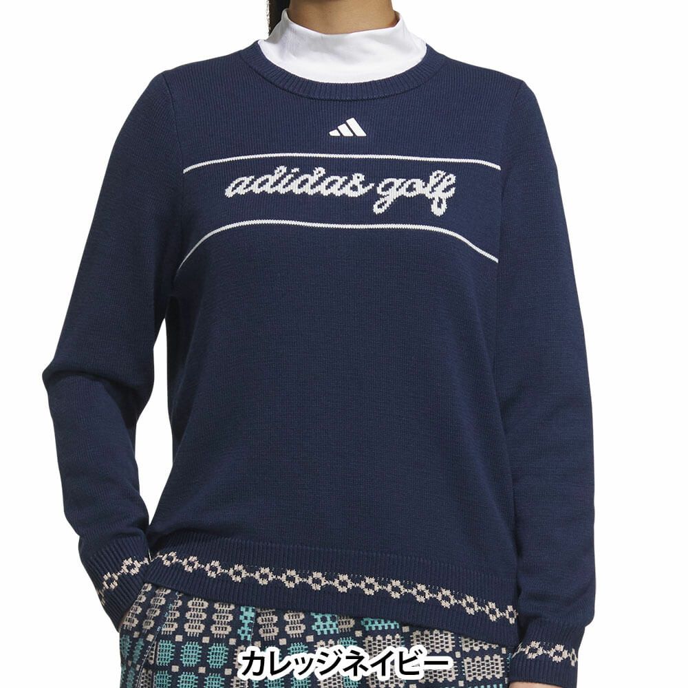 アディダス adidas　レディース フルファッション 長袖 クルーネック セーター JWK02　2025年モデル 詳細2