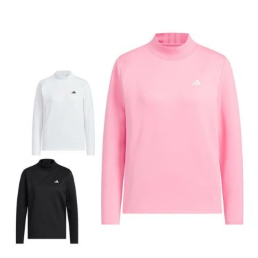 アディダス adidas　レディース COLD.RDY ストレッチ ワーディング 長袖 モックネック シャツ JWK04　2025年モデル