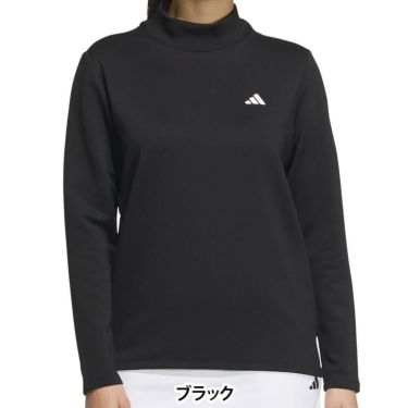 アディダス adidas　レディース COLD.RDY ストレッチ ワーディング 長袖 モックネック シャツ JWK04　2025年モデル 詳細2
