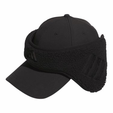 アディダス adidas　メンズ 耳当て付き 3 in 1キャップ KQE08 JY1592 ブラック　2025年モデル ブラック